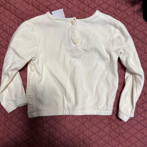 Disney Cream Long Sleeve Tee with Cartoon Graphic - Picture 3 of 5